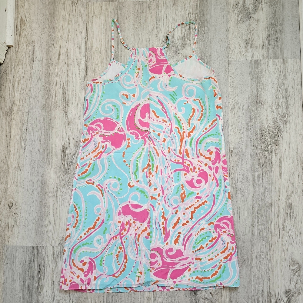 Lilly Pulitzer Silk Layered Jellyfish Slip Dress Xs